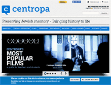 Tablet Screenshot of centropa.org